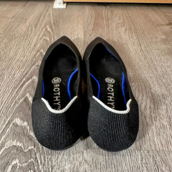 Rothy's The Point Retired Black Halo Flats - Picture 3 of 4